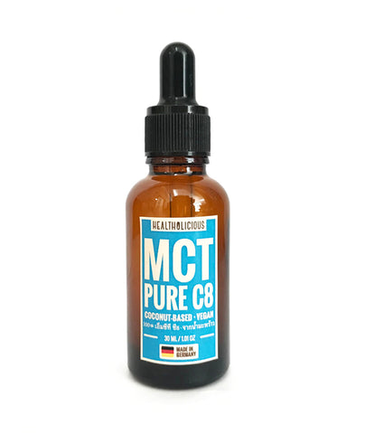 Image of PURE C8 MCT Oil (sourced from coconut only, made in Germany) - Healtholicious One-Stop Biohacking Health Shop