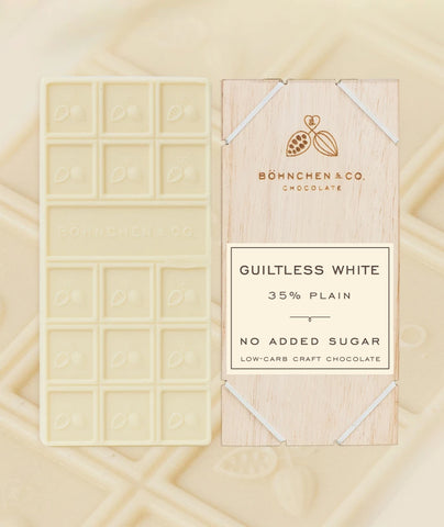 Image of No Added Sugar White Chocolate Bars - Healtholicious One-Stop Biohacking Health Shop