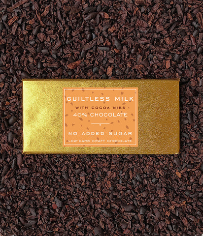 Image of No Added Sugar Milk Chocolate Bars - Healtholicious One-Stop Biohacking Health Shop