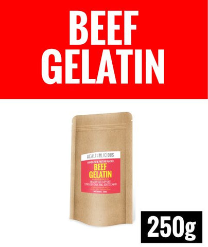 Image of Pasture-Raised Beef Gelatin Powder [250g] - Healtholicious One-Stop Biohacking Health Shop