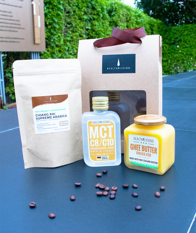 Image of Bulletproof Coffee Set (Organic coffee, MCT oil and ghee) - Healtholicious One-Stop Biohacking Health Shop
