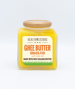 Grass-fed ghee, various flavors (from New Zealand cows' butter) - Healtholicious One-Stop Biohacking Health Shop
