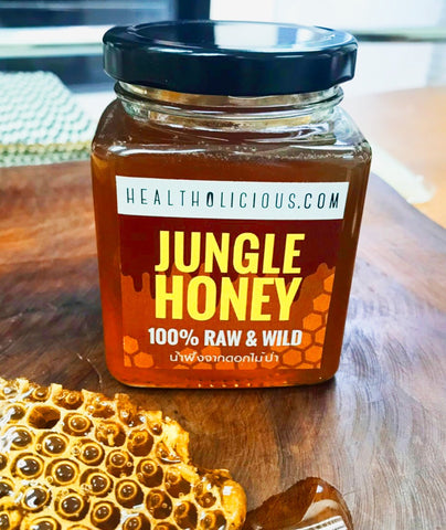 Image of Raw Jungle Honey from Wild Flowers 360g - Healtholicious One-Stop Biohacking Health Shop
