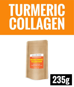 Organic Turmeric Collagen Drink [235g] - Healtholicious One-Stop Biohacking Health Shop