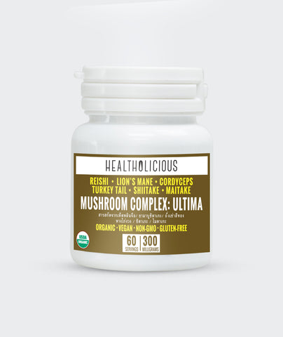 Image of Mushroom Extract - Certified Organic : ENERGY / IMMUNE - Healtholicious One-Stop Biohacking Health Shop