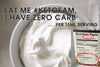 Truth about zero carb  heavy cream