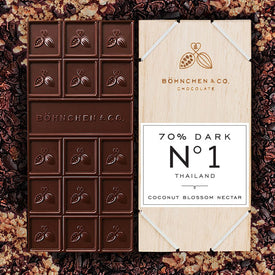 Organic Dark Chocolate with Artisan Coconut Blossom Nectar