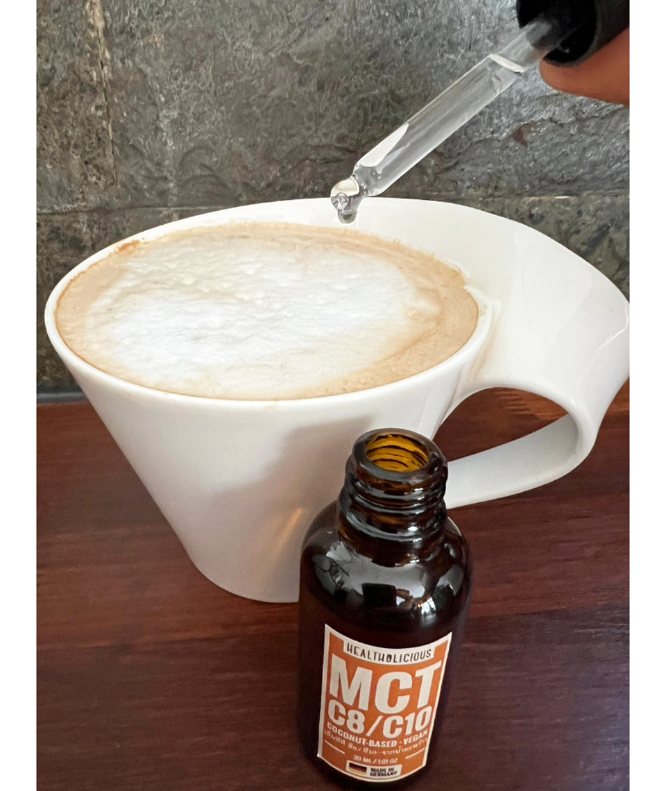 Coconut MCT oil (sourced from coconut, made in Germany) - Healtholicious One-Stop Biohacking Health Shop