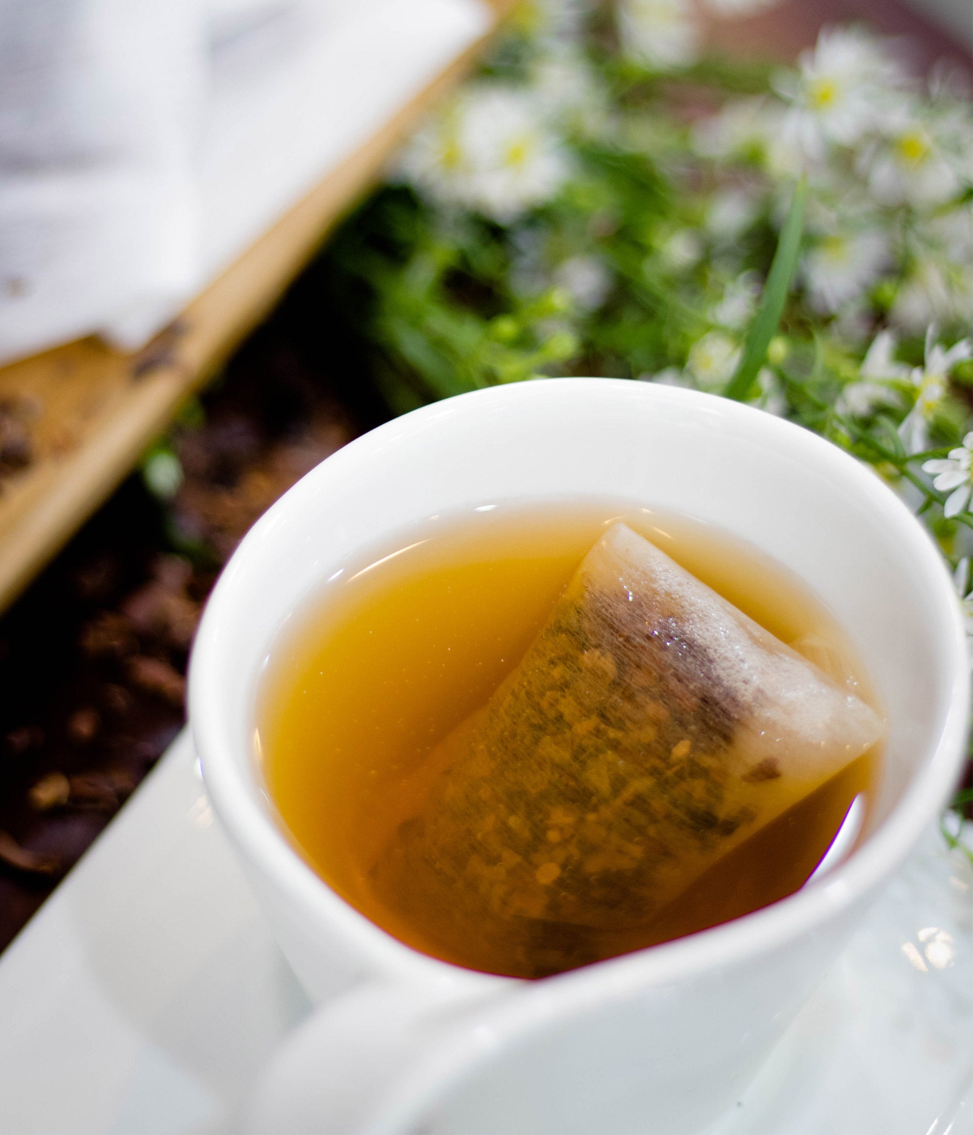 Cocoa Nibs Tea Mixed with Lightly Roasted Cocoa Shells X10 Serving (Teabag) Great Aroma and Fresh Tea