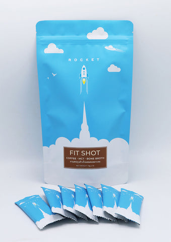 Image of FIT SHOT - BONE BROTH KETO COFFEE + MCT: INSTANT DRINK
