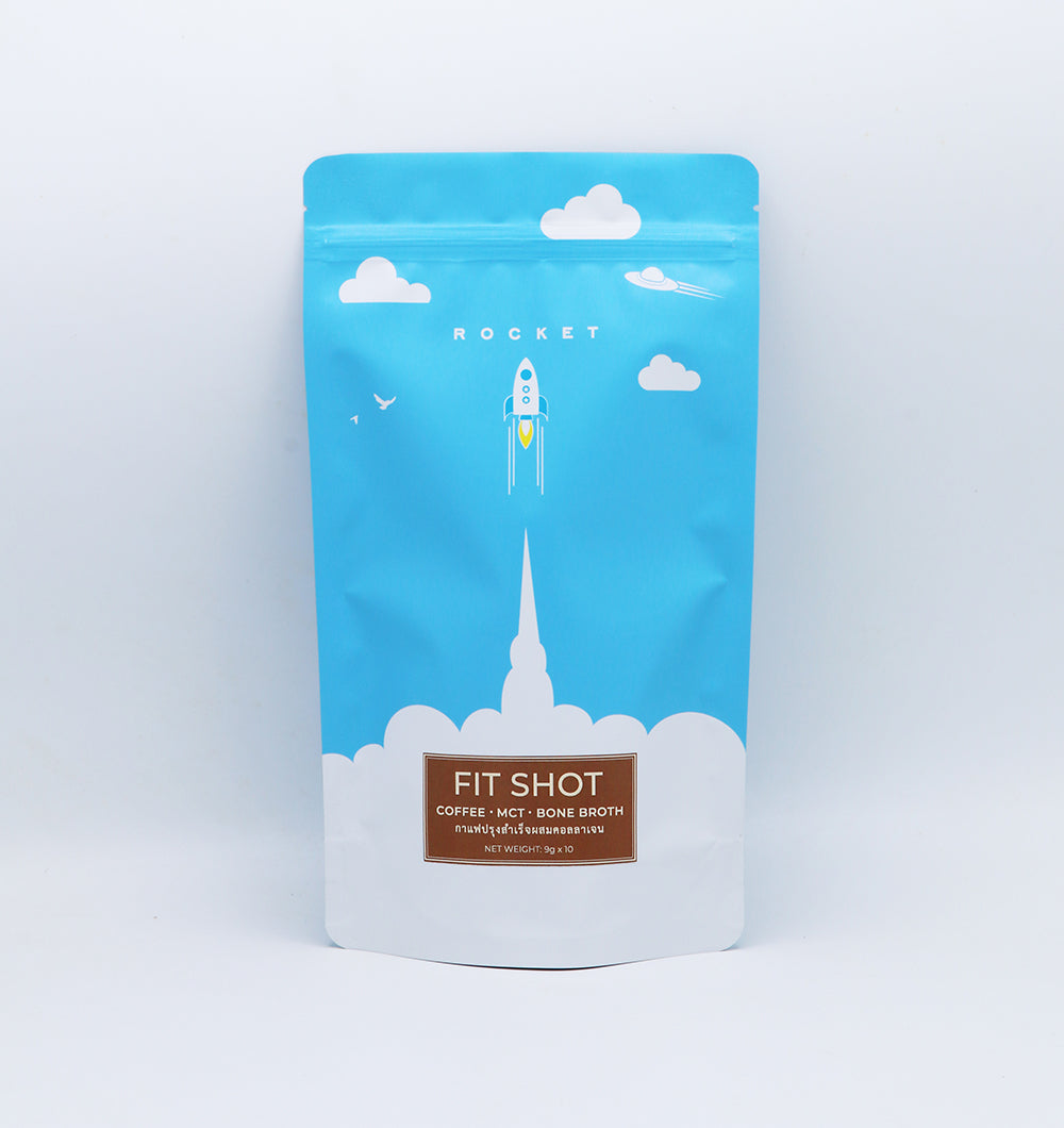 FIT SHOT - BONE BROTH KETO COFFEE + MCT: INSTANT DRINK