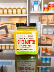 Grass-fed ghee, various flavors (from New Zealand cows' butter)