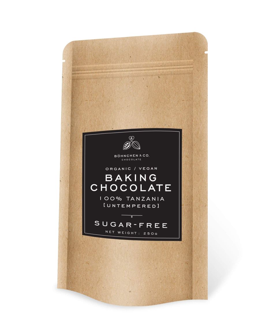 Baking Chocolate: 100% 250g - Healtholicious One-Stop Biohacking Health Shop