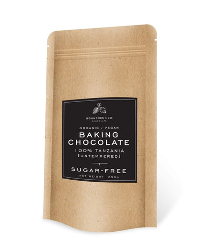 Image of Baking Chocolate: 100% 250g - Healtholicious One-Stop Biohacking Health Shop