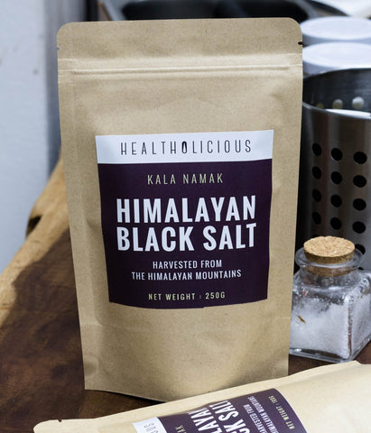 Himalayan Black Salt: Kala namak (Fine Grain) - Healtholicious One-Stop Biohacking Health Shop