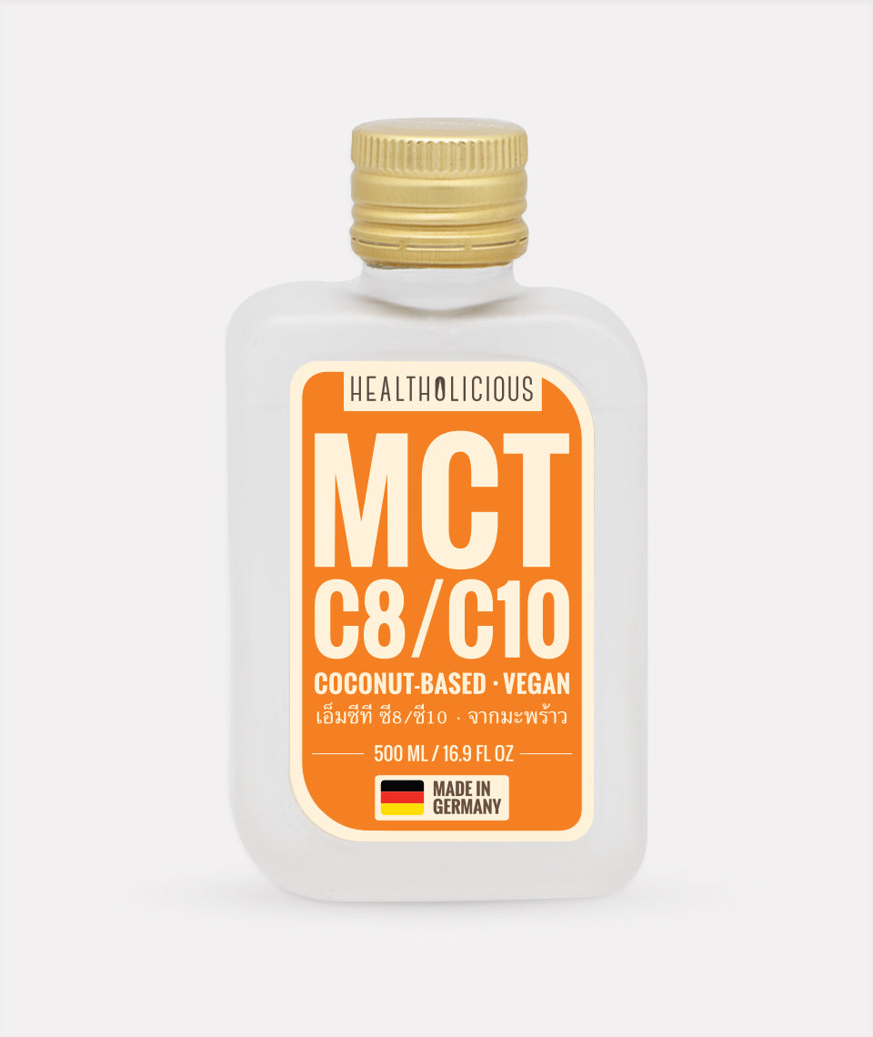 Coconut MCT oil (sourced from coconut, made in Germany) - Healtholicious One-Stop Biohacking Health Shop