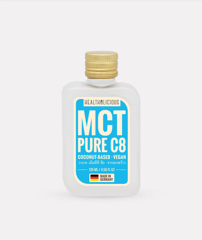 Image of PURE C8 MCT Oil (sourced from coconut only, made in Germany) - Healtholicious One-Stop Biohacking Health Shop