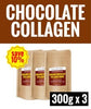 Organic Chocolate Collagen Drink [3 Packs x 300g] - Healtholicious One-Stop Biohacking Health Shop