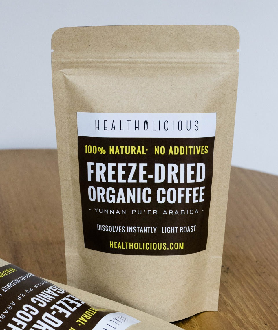 Instant Organic Coffee for Biohackers: Light Roast - Healtholicious One-Stop Biohacking Health Shop