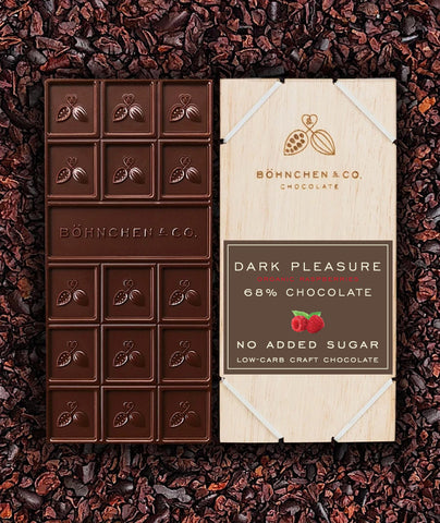 Image of No Added Sugar Dark Chocolate Bars: keto-friendly - Healtholicious One-Stop Biohacking Health Shop