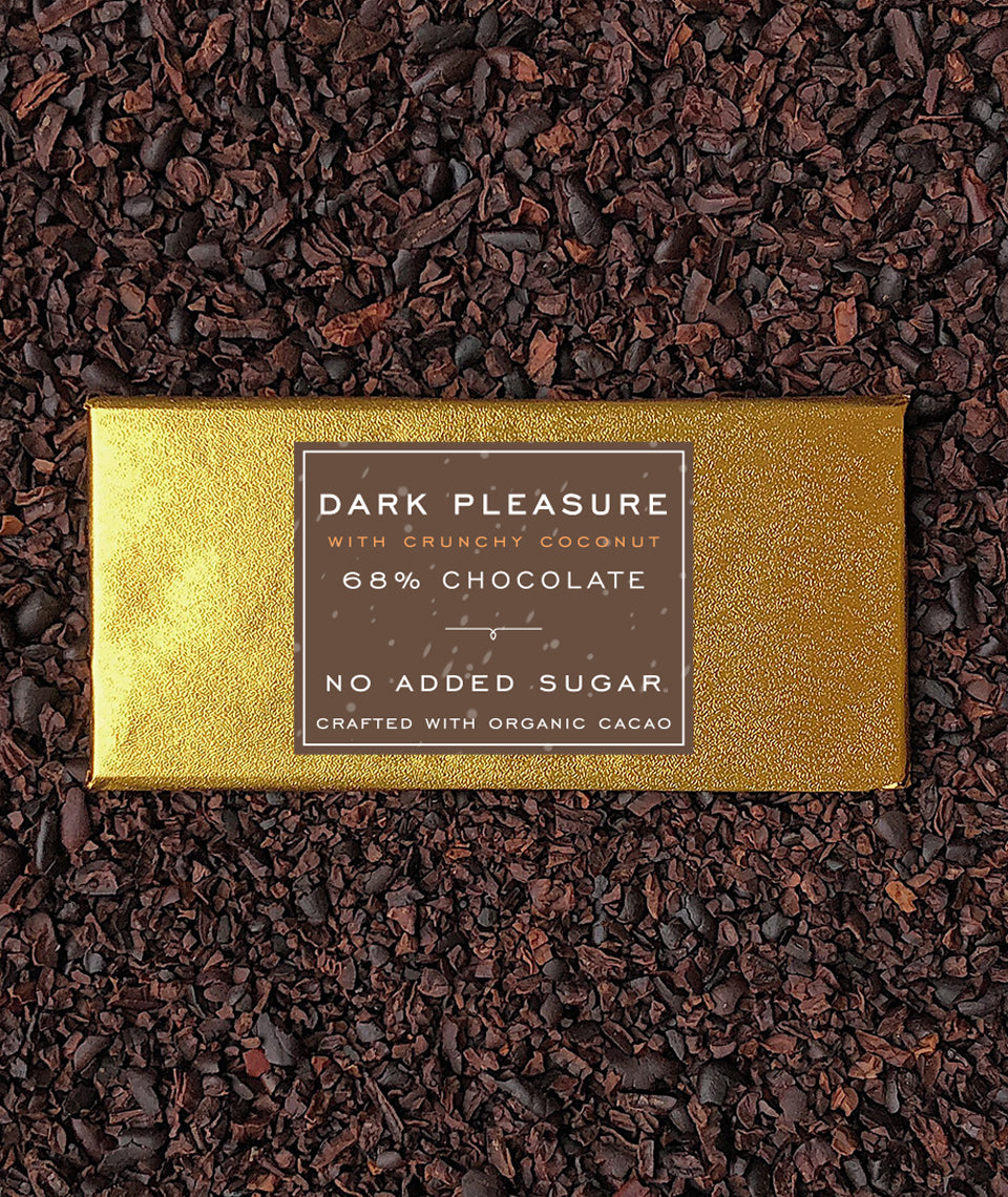 No Added Sugar Dark Chocolate Bars: keto-friendly - Healtholicious One-Stop Biohacking Health Shop