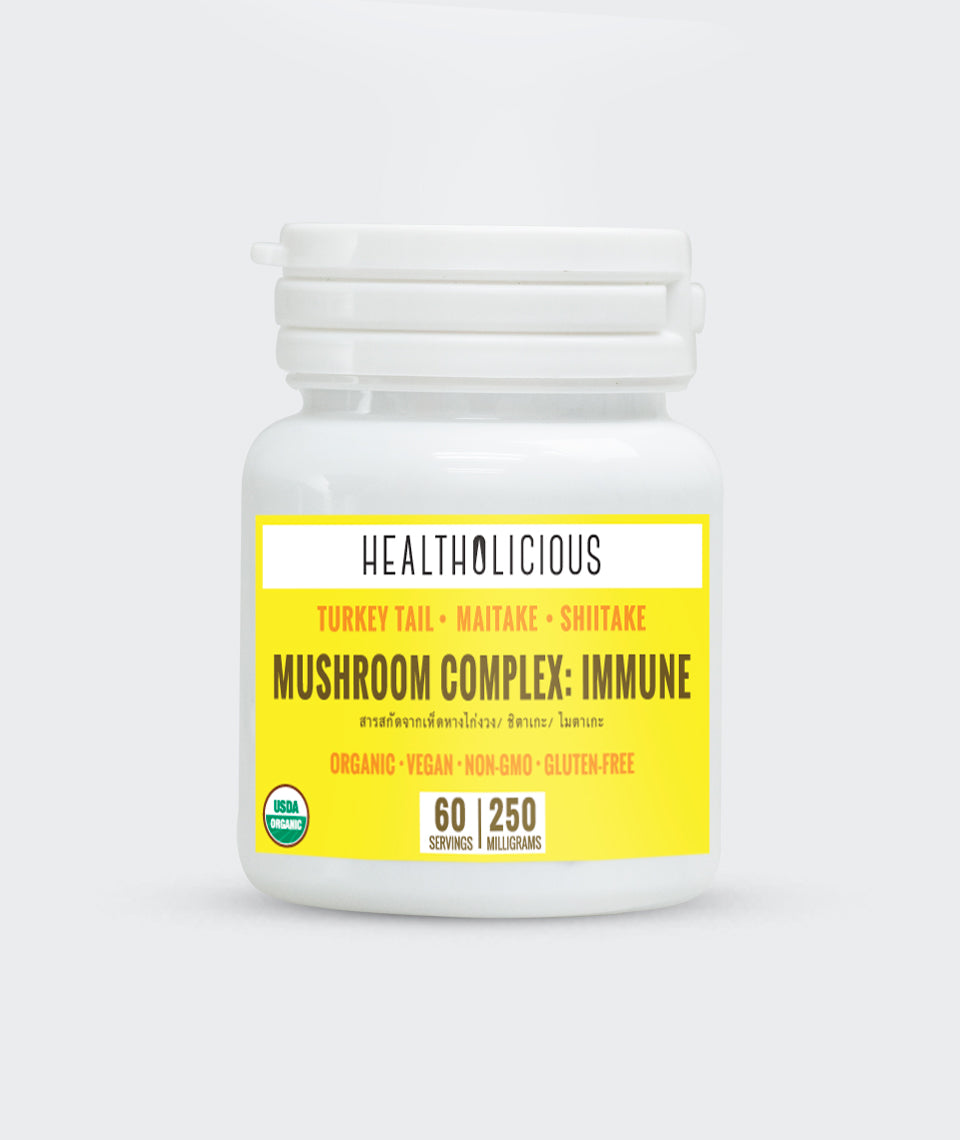 Mushroom Extract - Certified Organic : ENERGY / IMMUNE - Healtholicious One-Stop Biohacking Health Shop