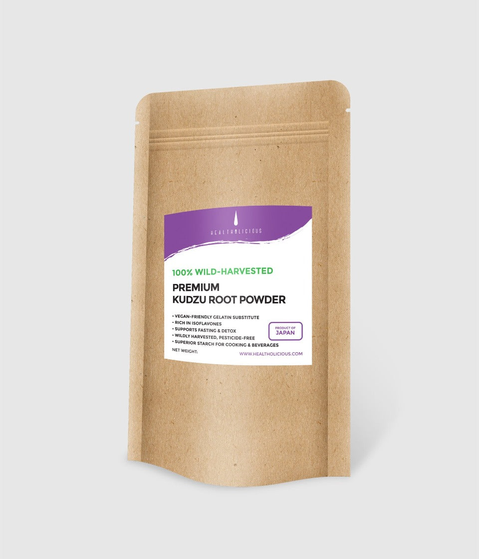 Wild-harvested kudzu (arrowroot) starch from Japan (100g) - Healtholicious One-Stop Biohacking Health Shop