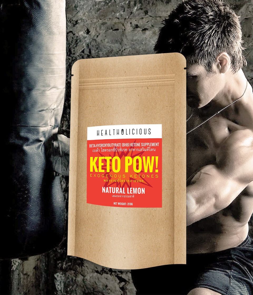 Keto Pow : Exogenous Ketones (BHB salts) - Healtholicious One-Stop Biohacking Health Shop
