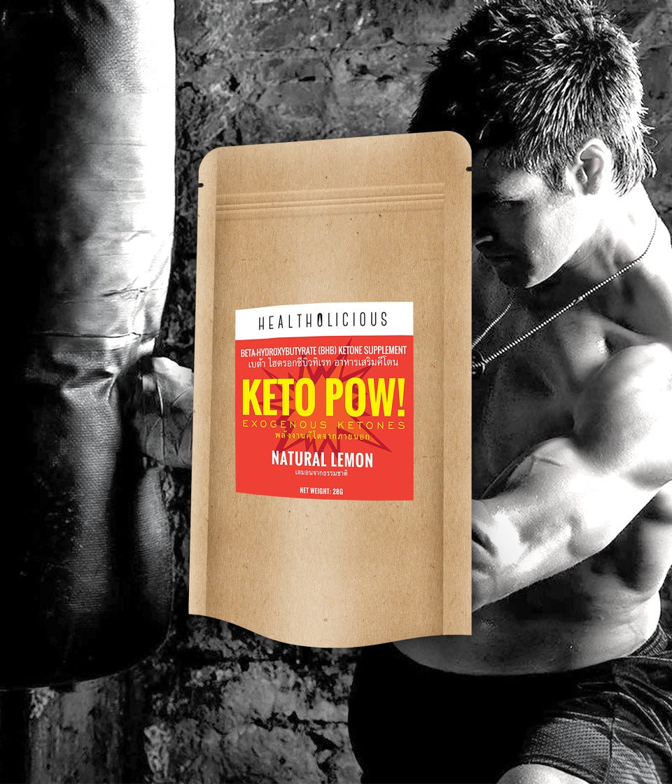 Keto Pow : Exogenous Ketones (BHB salts) - Healtholicious One-Stop Biohacking Health Shop