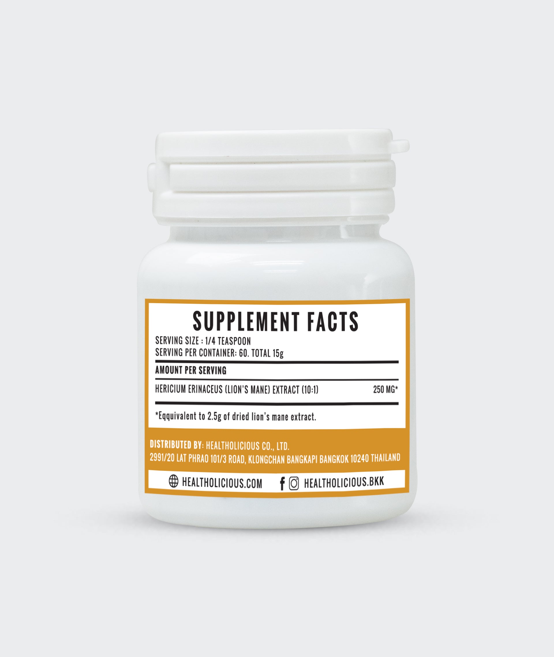 Mushroom Extract - Certified Organic : ENERGY / IMMUNE - Healtholicious One-Stop Biohacking Health Shop