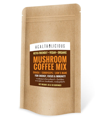 Image of Mushroom Coffee - Certified Organic : ENERGY / IMMUNE / ULTIMA - Healtholicious One-Stop Biohacking Health Shop