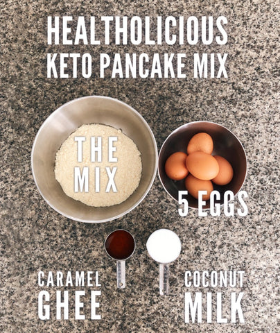 Image of Organic Keto Pancake mix (gluten-free) - Healtholicious One-Stop Biohacking Health Shop