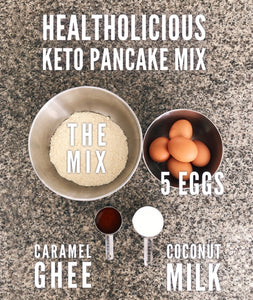 Organic Keto Pancake mix (gluten-free) - Healtholicious One-Stop Biohacking Health Shop