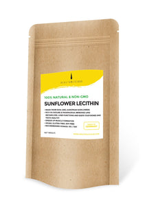 Cold-pressed organic sunflower lecithin (food grade) - Healtholicious One-Stop Biohacking Health Shop