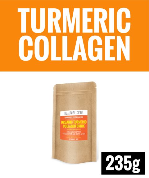 Organic Turmeric Collagen Drink [235g] - Healtholicious One-Stop Biohacking Health Shop