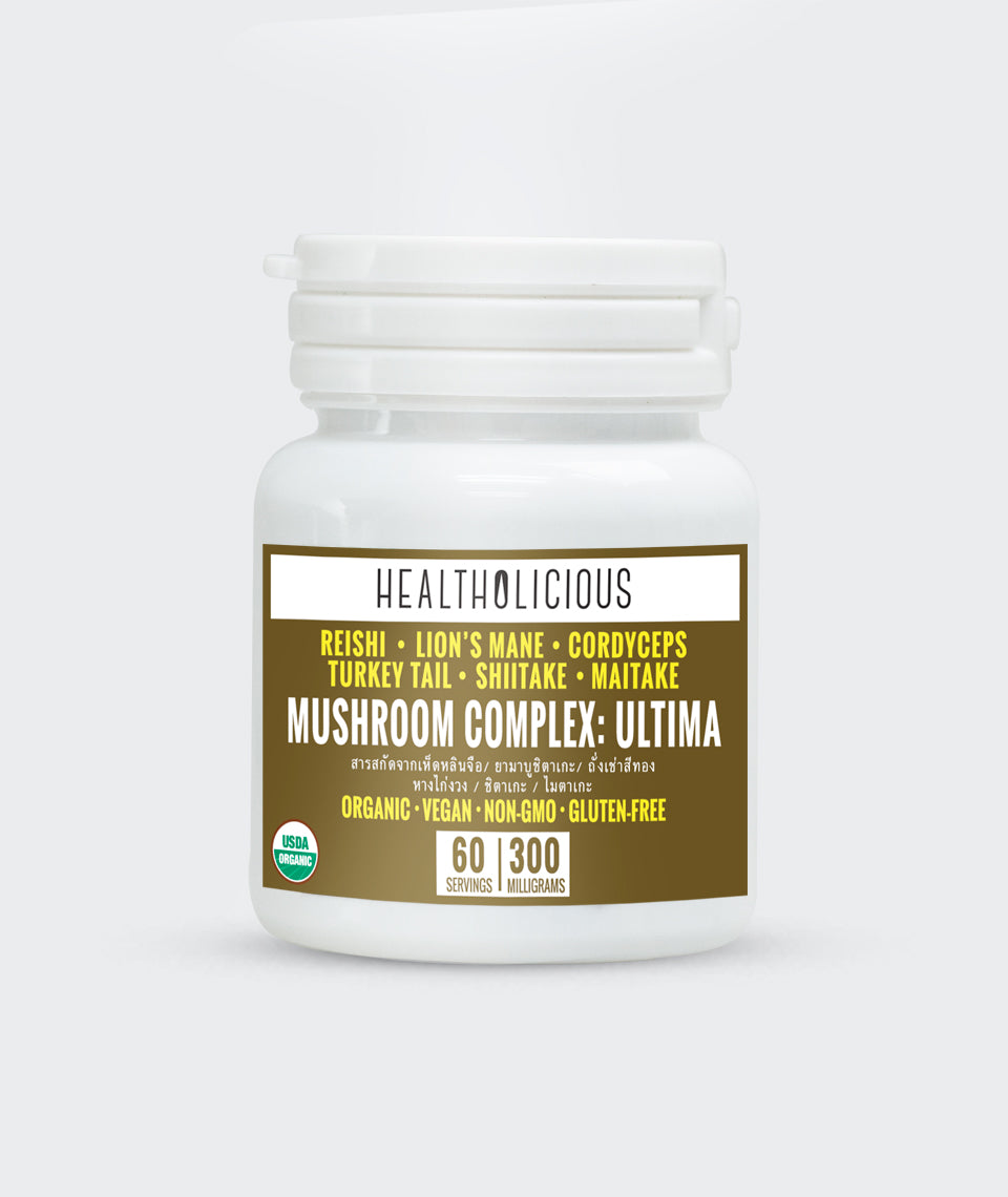 Mushroom Extract - Certified Organic : ENERGY / IMMUNE - Healtholicious One-Stop Biohacking Health Shop